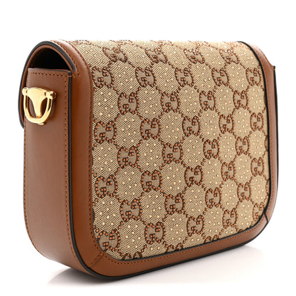 Mini Calfskin Canvas Shoulder Bag
