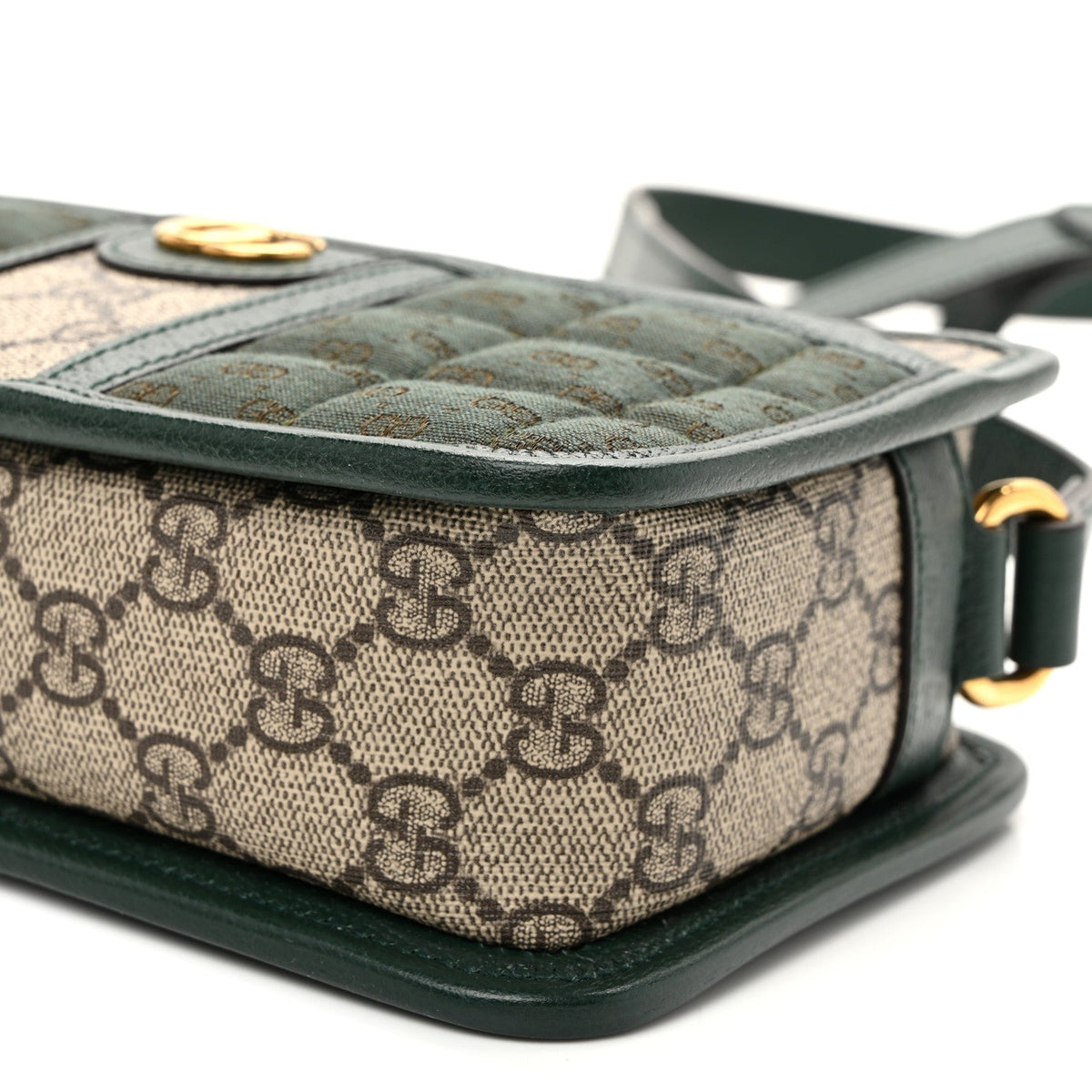 Mini Quilted Calfskin Shoulder Bag - Red