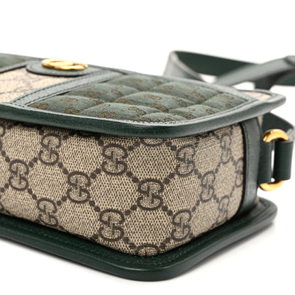 Mini Quilted Calfskin Shoulder Bag - Red