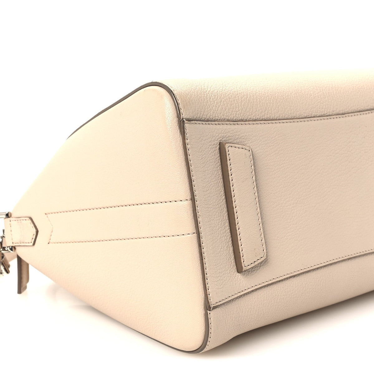 Small Goatskin Handbag - Beige