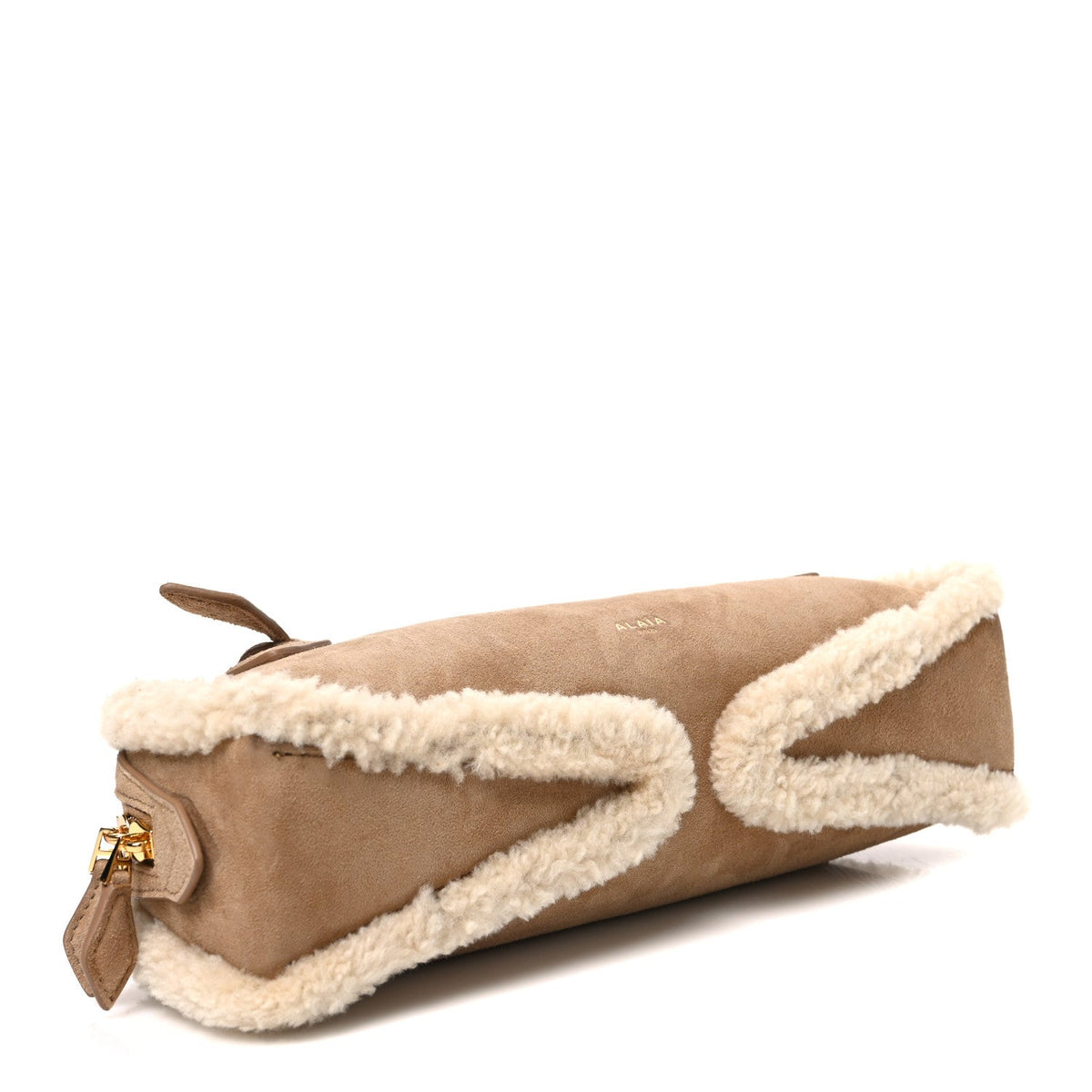 Lambskin Suede Clutch Bag