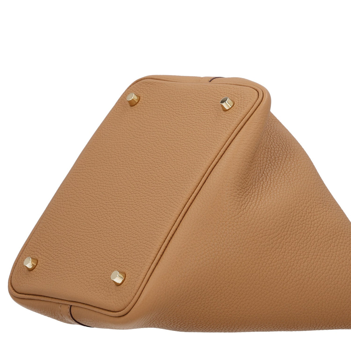 Taurillon Clemence Picotin Lock Mm Biscu Handbag