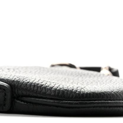 Mini Calfskin Handbag - Black