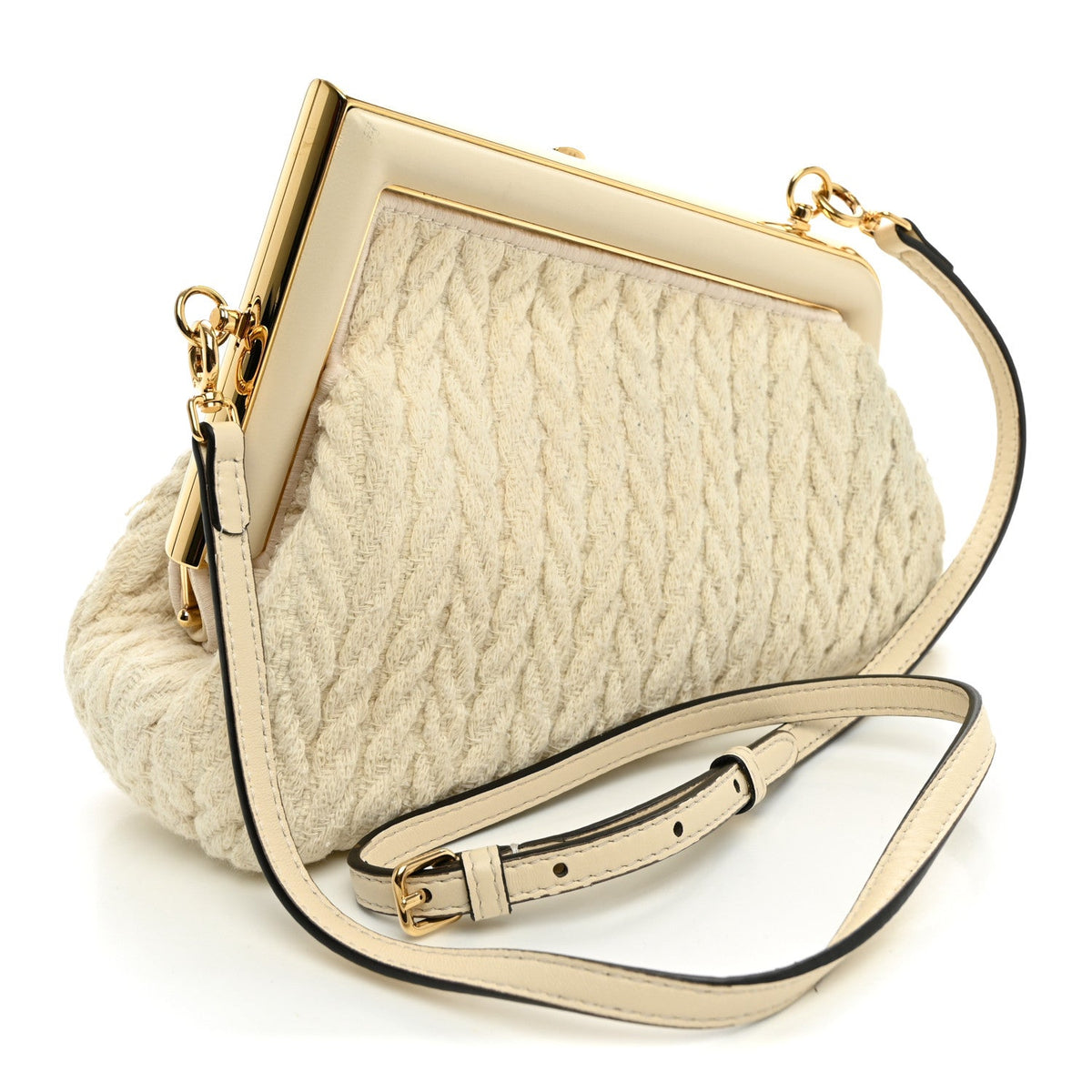 Small Nappa Handbag - White