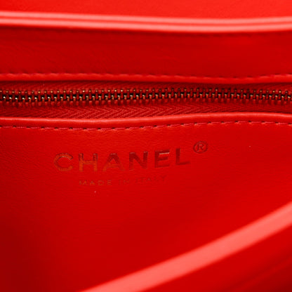 Mini Quilted Lambskin Flap Shoulder Bag