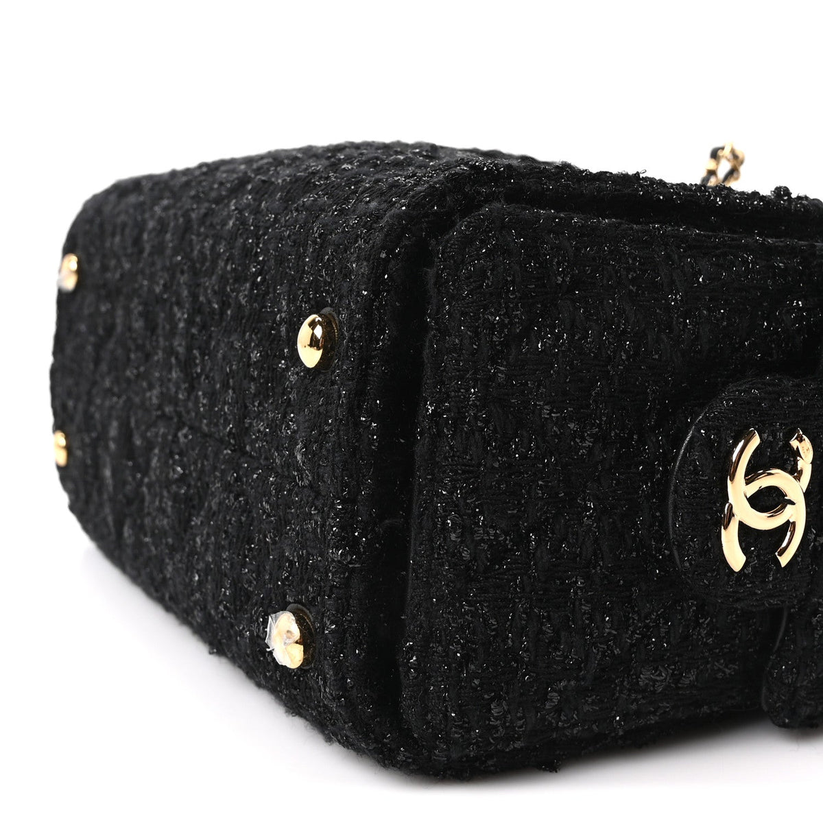 Mini Quilted Handbag - Black