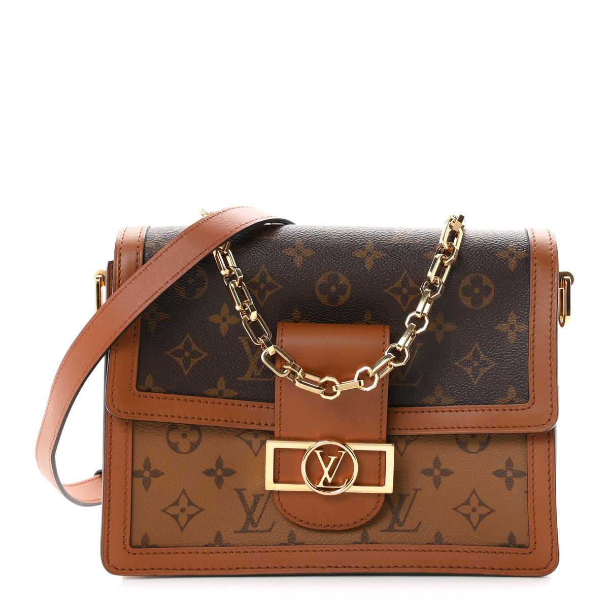 Reverse Monogram Dauphine Mm Handbag