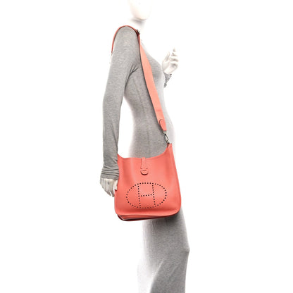 Taurillon Clemence Evelyne Iii Pm Crevet Handbag