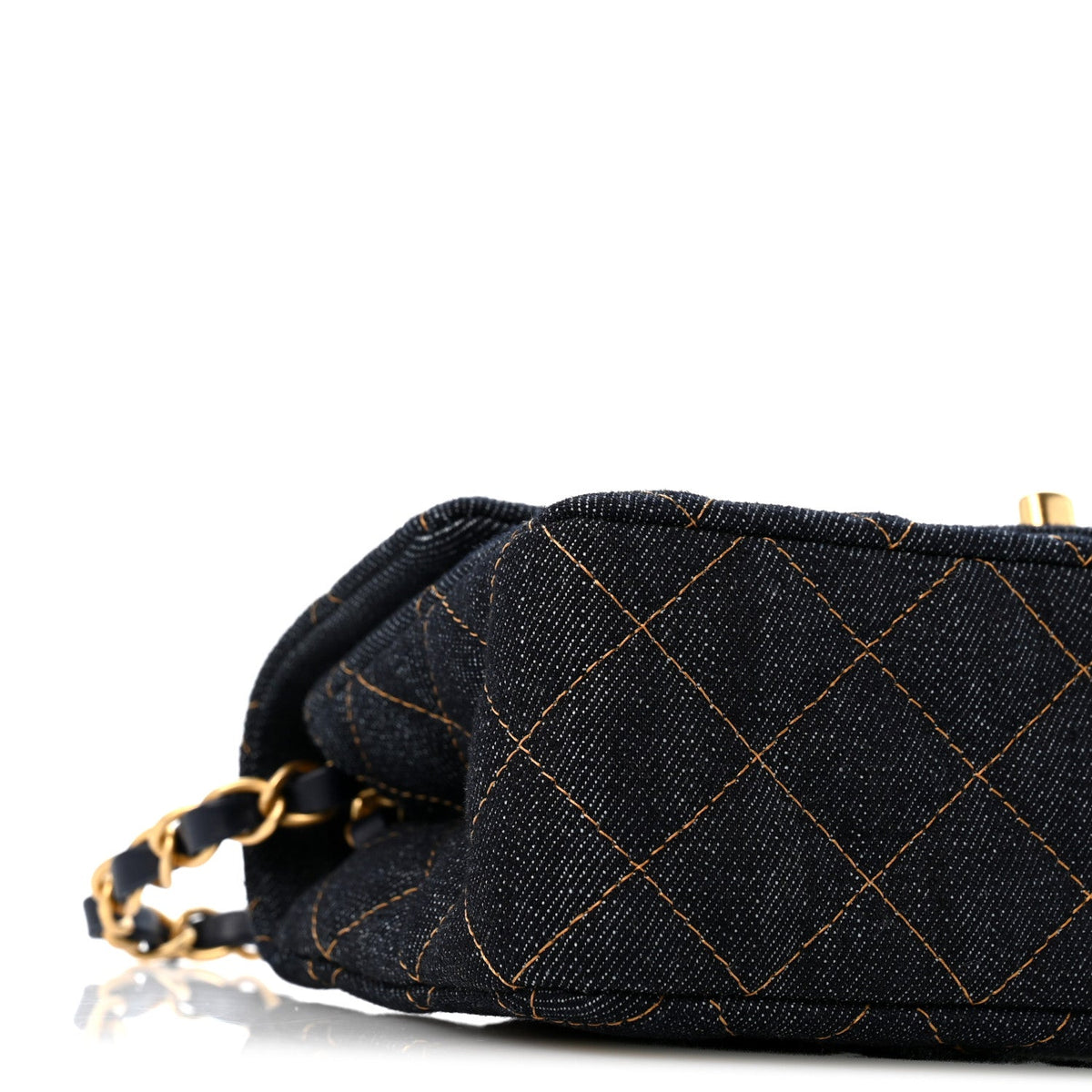 Mini Quilted Flap Shoulder Bag - Tan