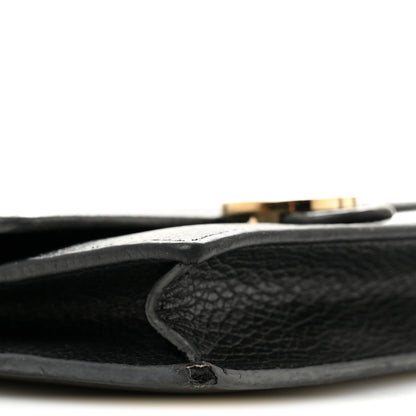 Calfskin Wallet Bag - Black