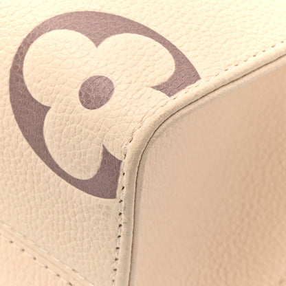 Empreinte Monogram Giant Onthego Pm Crem Handbag