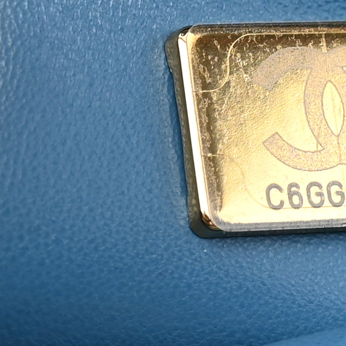 Mini Calfskin Suede Flap Shoulder Bag - Blue