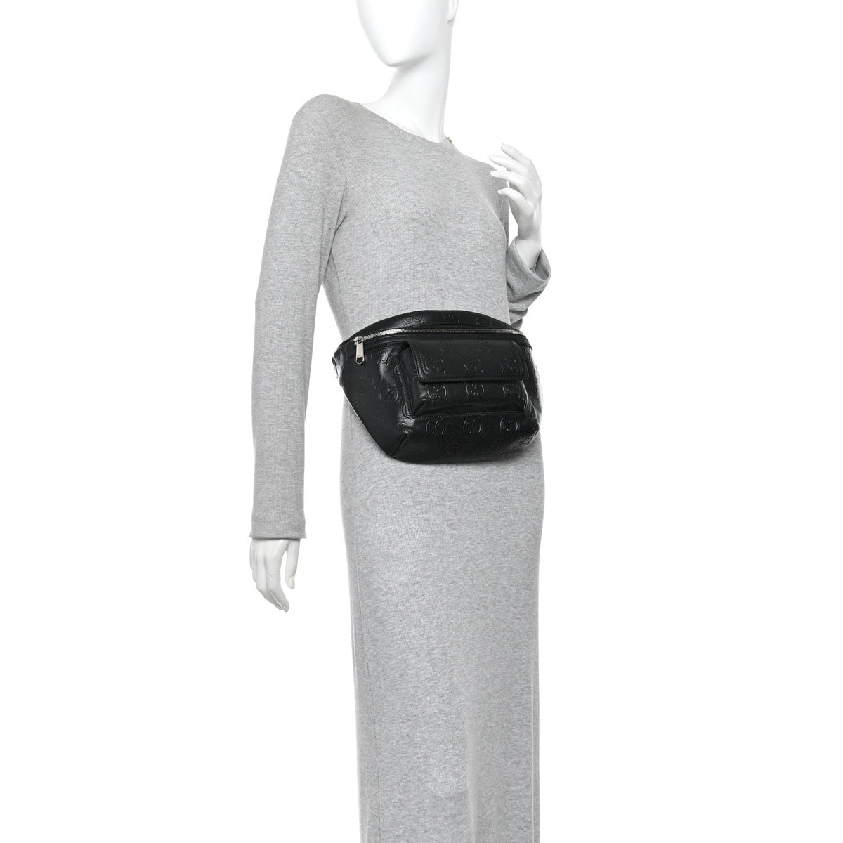Calfskin Belt Bag - Black