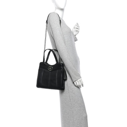 Small Calfskin Tote Bag - Black