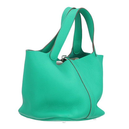 Taurillon Clemence Picotin Lock Mm Menth Handbag