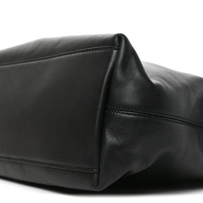 Medium Calfskin Tote Bag - Black