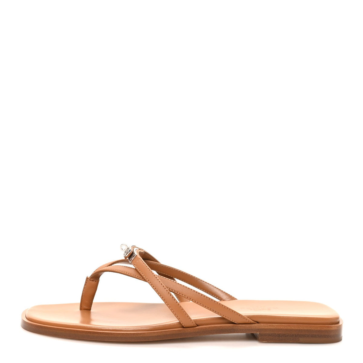 Calfskin Miss Sandals Naturel