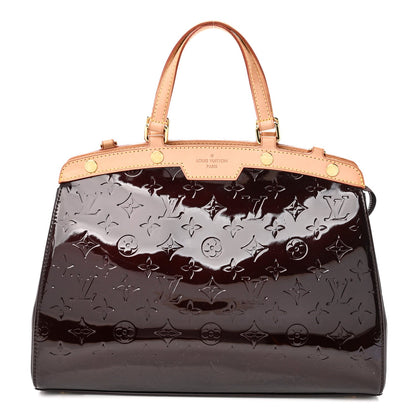 Vernis Brea Mm Amarante Handbag