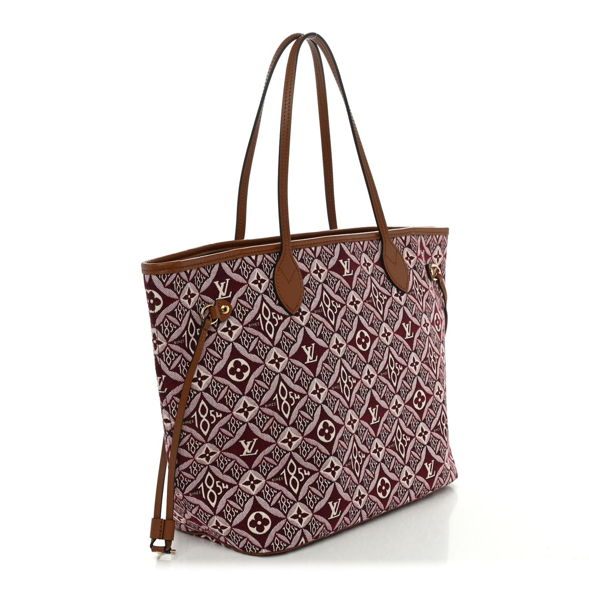 Jacquard Since 1854 Neverfull Mm Bordeau Handbag