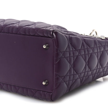 Medium Lambskin Handbag - Purple