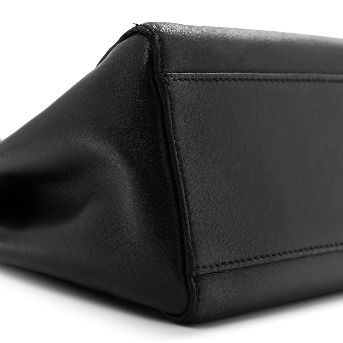 Mini Nappa Satchel Bag - Black