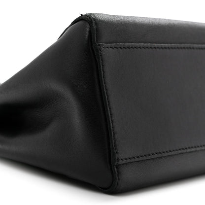 Mini Nappa Satchel Bag - Black