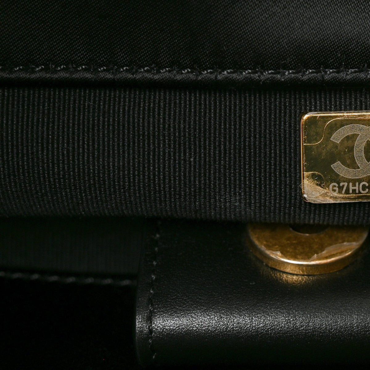 Quilted Nylon Tote Bag - Black