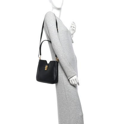 Small Calfskin Handbag - Black