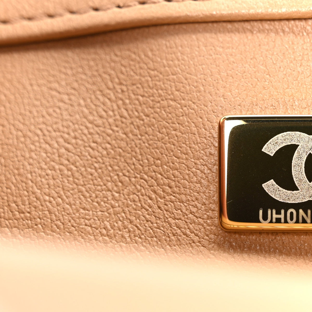 Mini Quilted Lambskin Flap Shoulder Bag - Tan
