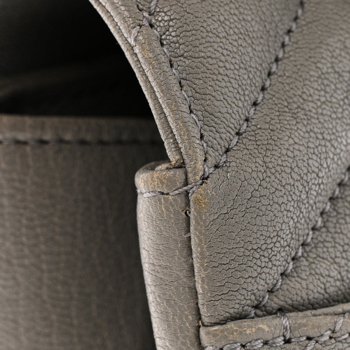 Medium Sheepskin Handbag - Granite