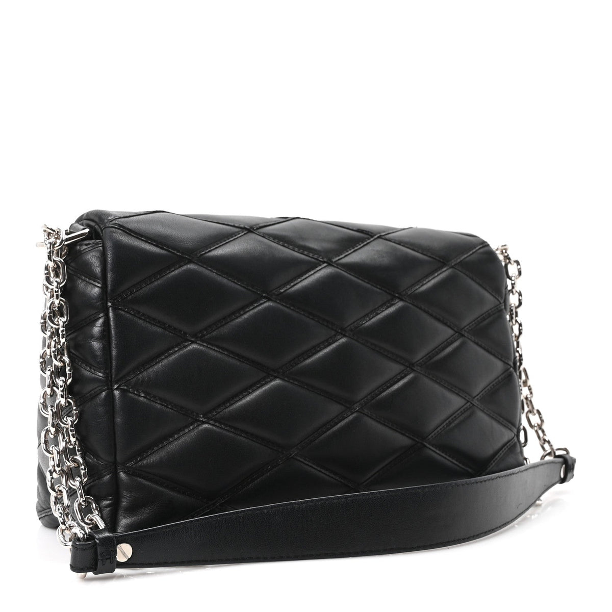 Lambskin Handbag - Black