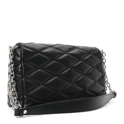 Lambskin Handbag - Black