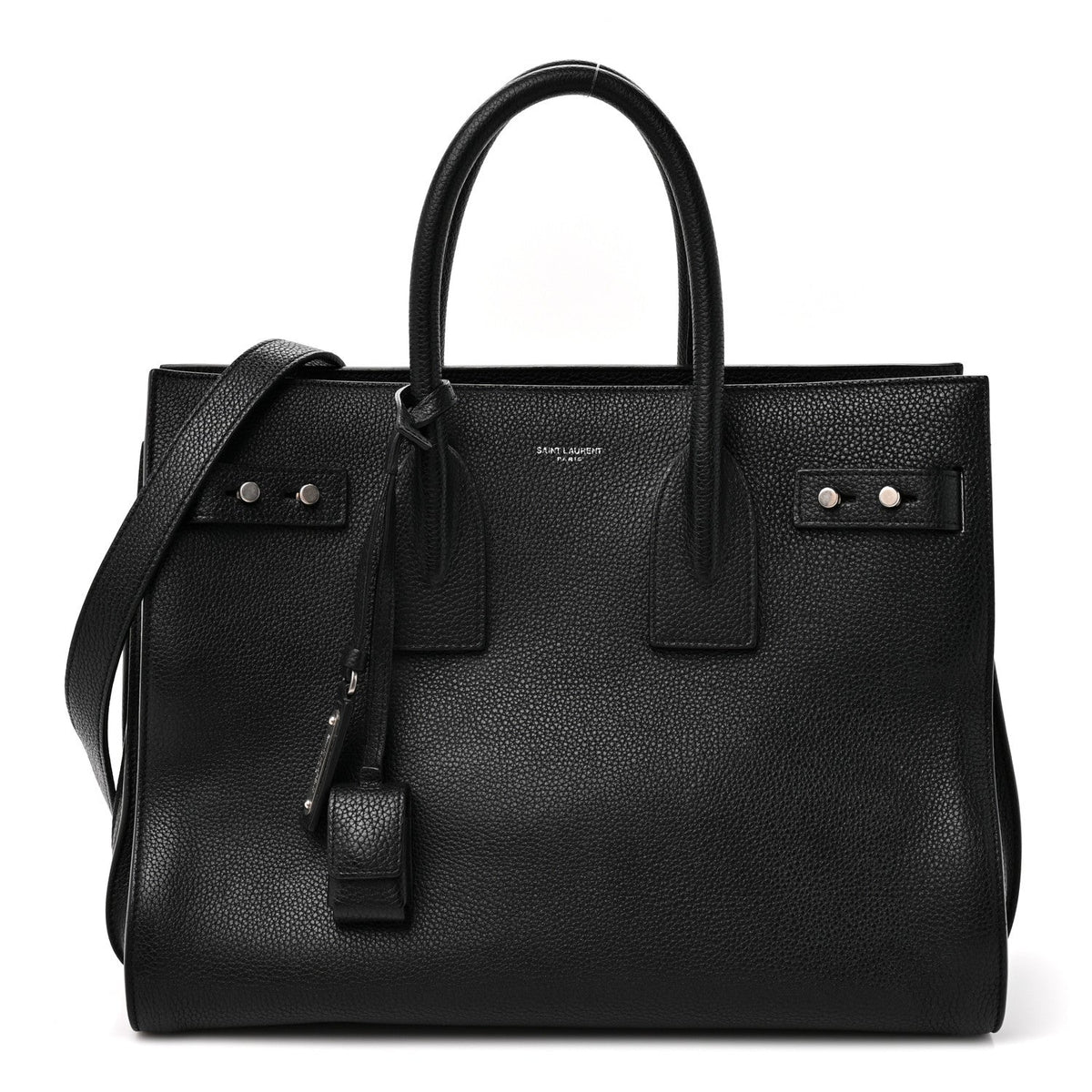 Small Calfskin Handbag - Black