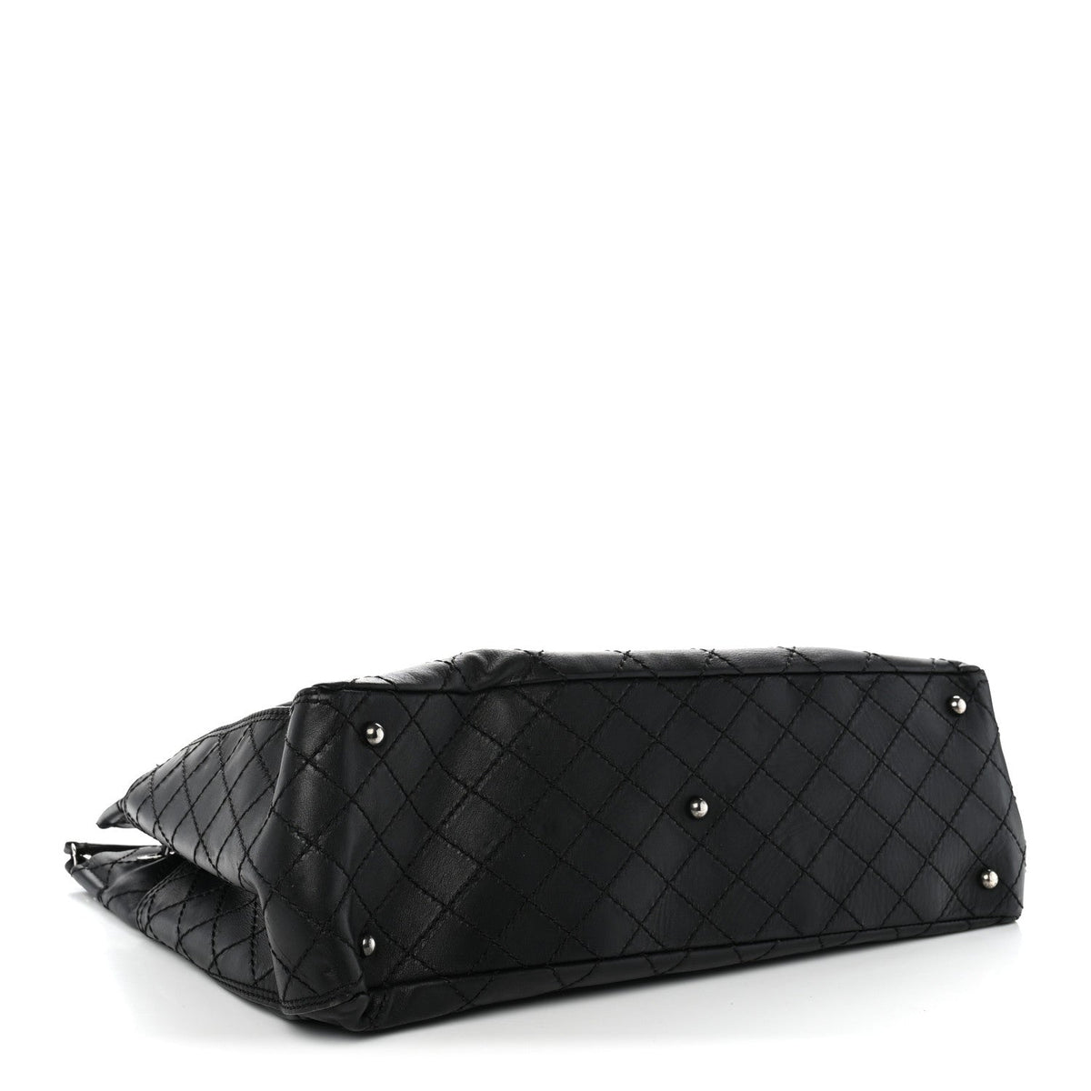 Calfskin Tote Bag - Black
