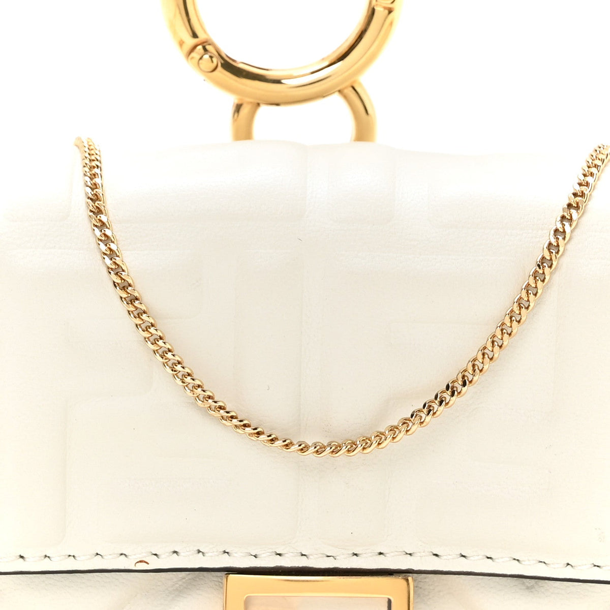 Nano Nappa Handbag - White
