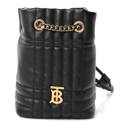 Mini Quilted Lambskin Backpack - Black