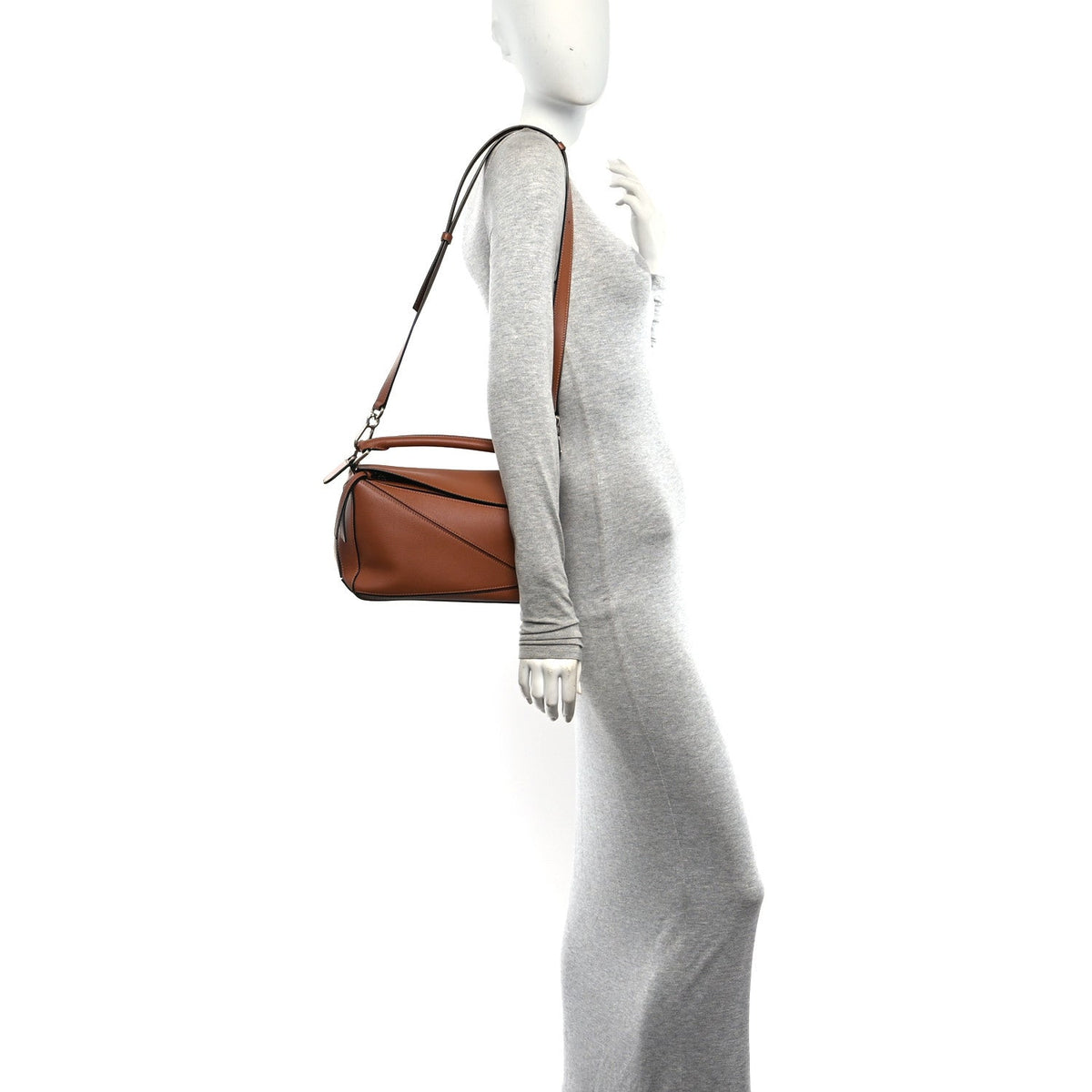 Small Calfskin Handbag - Tan