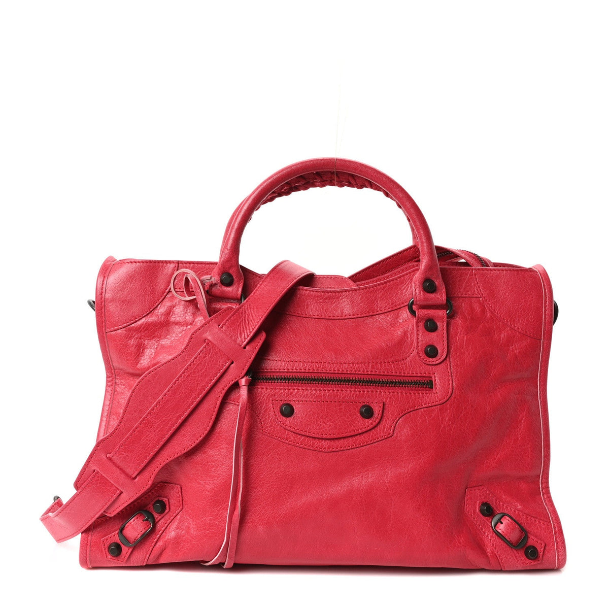 Agneau Classic Hardware City Rose Thulia Handbag