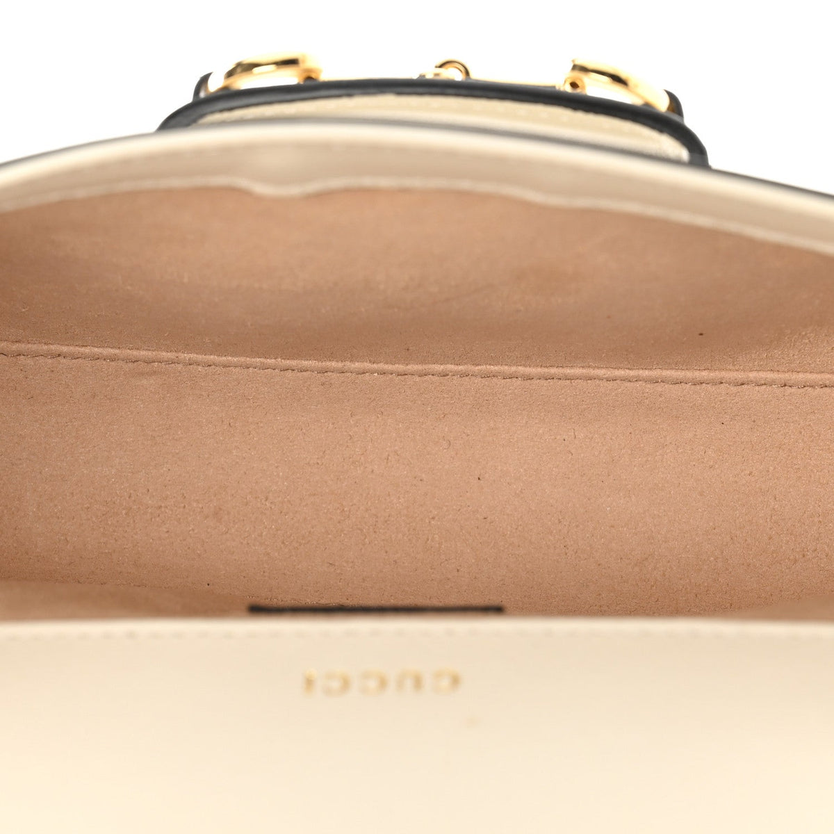Small Calfskin Shoulder Bag - White