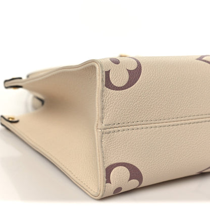 Empreinte Monogram Giant Onthego Pm Crem Handbag