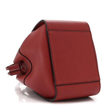 Mini Calfskin Shoulder Bag - Red