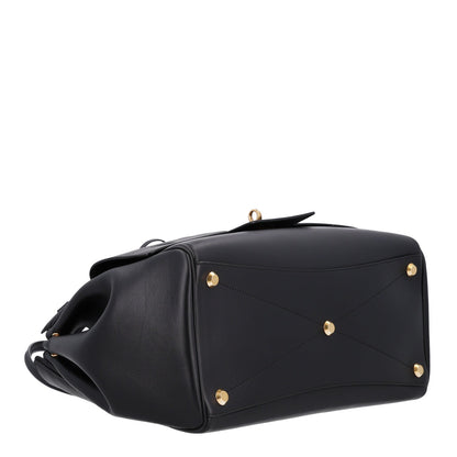 Medium Calfskin Handbag - Black