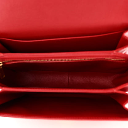 Medium Calfskin Handbag - Red
