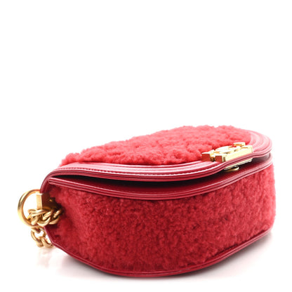 Small Quilted Calfskin Handbag - Red