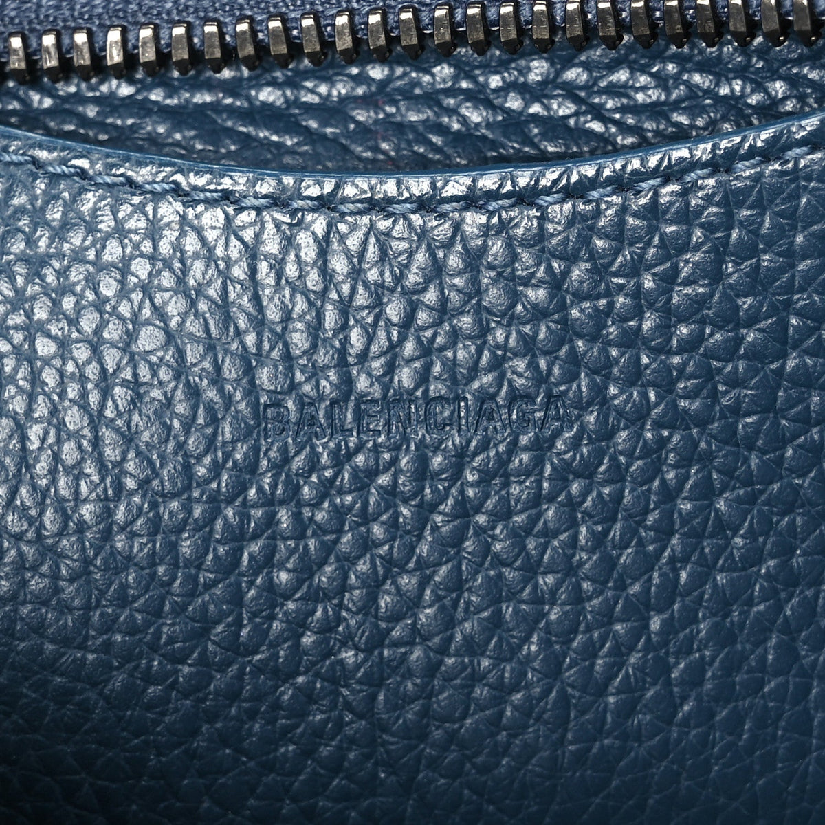 Mini Calfskin Handbag - Blue