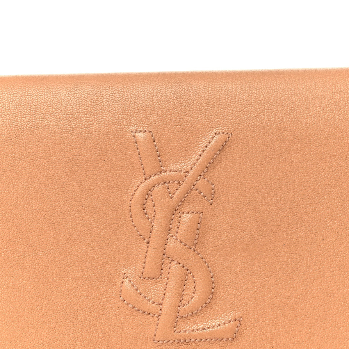 Large Calfskin Clutch Bag - Red