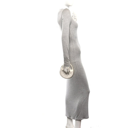 Quilted Lambskin Hobo Bag - White