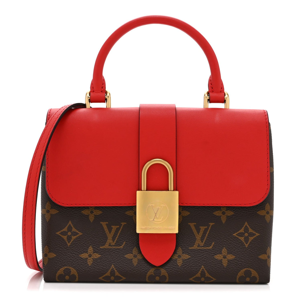 Monogram Locky Bb Coquelicot Handbag