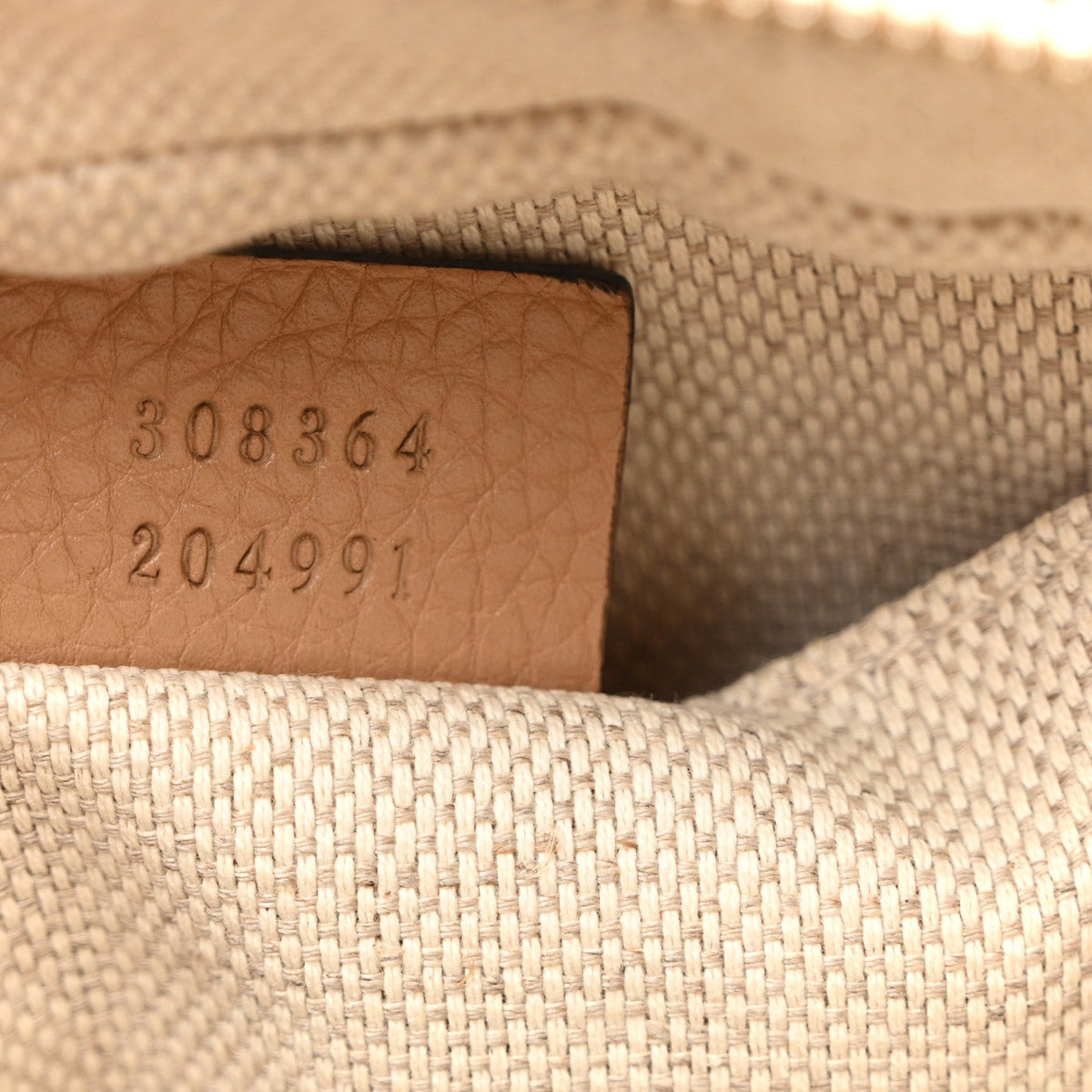Small Calfskin Handbag - Beige