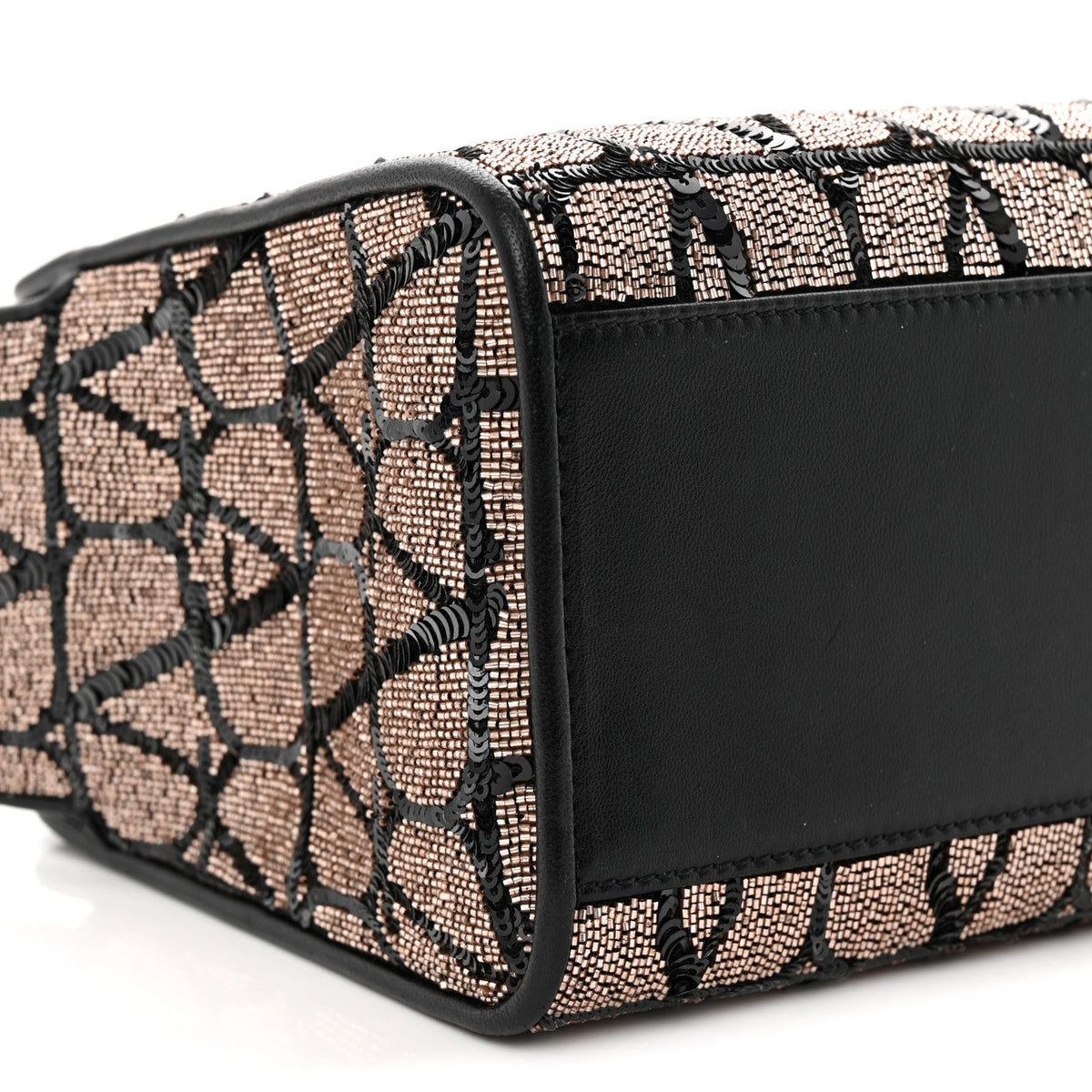 Mini Calfskin Handbag - Black
